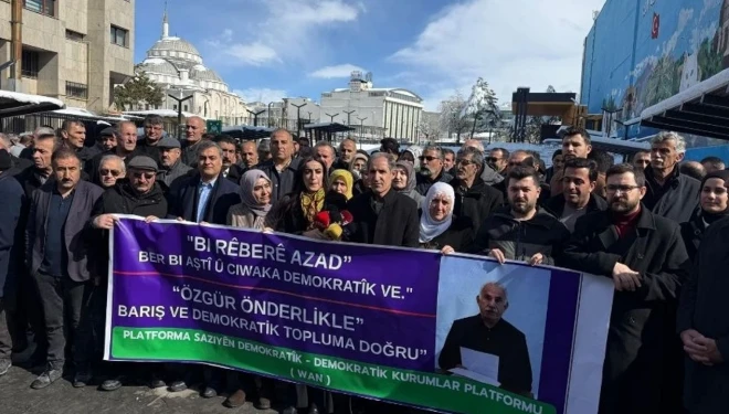 Van'da kurumlardan süreç için "Öcalan" çağrısı