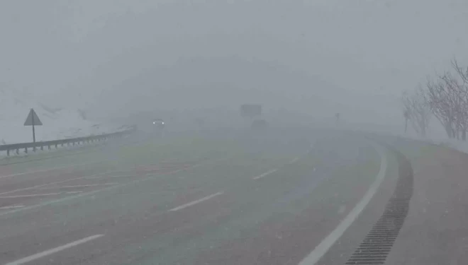 Van’da kar yağışı ve sis etkili oluyor