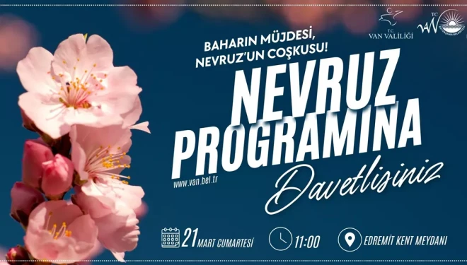 Van Büyükşehir Belediyesi Newroz Bayramını kutlayacak