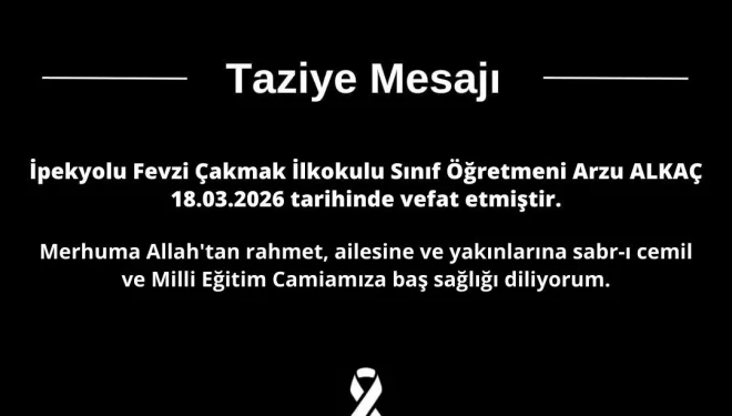 Van’da bir öğretmen yaşamını yitirdi