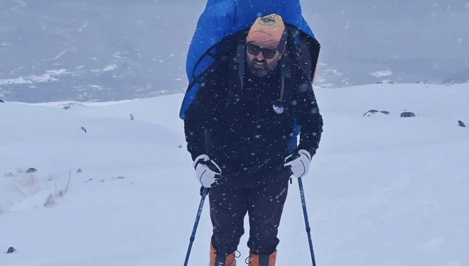Vanlı dağcıdan ilk solo zirvesi