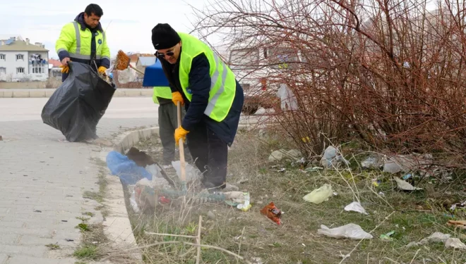Kevenli TOKİ’de Bahar Temizliği