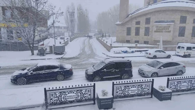 Çaldıran’da bahar beklenirken kış geri döndü