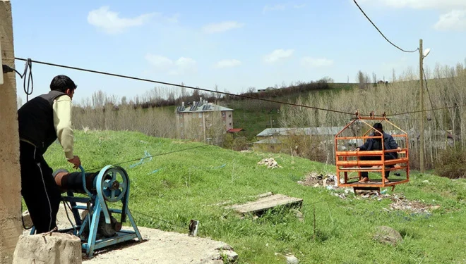 Bahçesine 40 dakika yerine 40 saniyede ulaşıyor