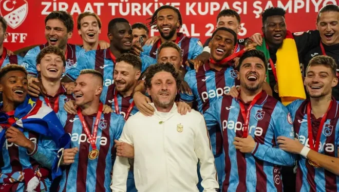 Ziraat Türkiye Kupası'nın sahibi, Trabzonspor oldu