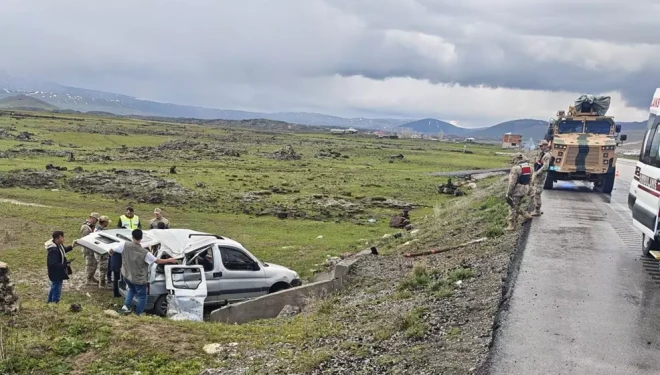 Van’ın Çaldıran ilçesinde trafik kazası: 5 yaralı