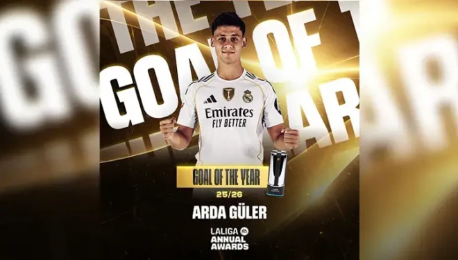 La Liga’da yılın golü Arda Güler’den
