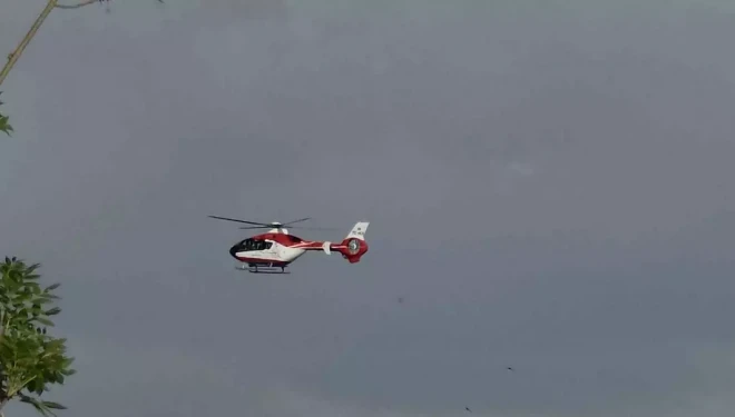 Van’da 57 yaşındaki hasta için helikopter ambulans havalandı