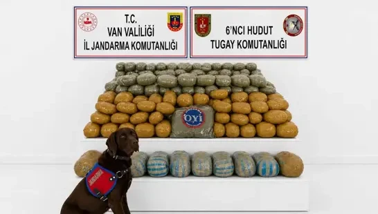Van-İran sınırında 291 kilo esrar ele geçirildi