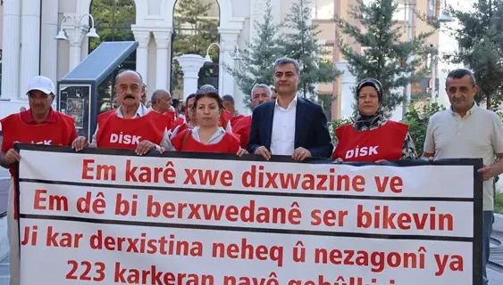Van'da işçilerin eylemi 338’inci gününde