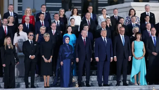 Cumhurbaşkanlığı Külliyesi’nde, devlet ve hükümet başkanları onuruna yemek