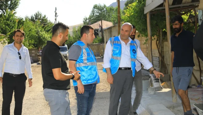 Eş Başkan Şapkacı, çalışmaları denetledi
