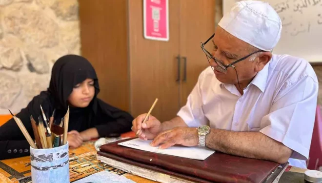 Yaz Kur’an kursunda manevi eğitim sanatla buluşuyor
