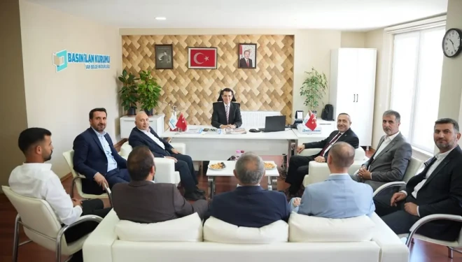 AK Parti heyetinden BİK Van Bölge Müdürlüğü'ne nezaket ziyareti