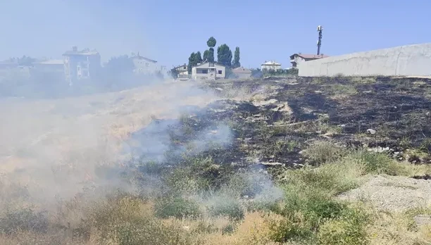 Van’da anız yangını