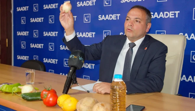 Başkan İlhan: Bu ülkenin gerçek gündemi bugün patates, soğan