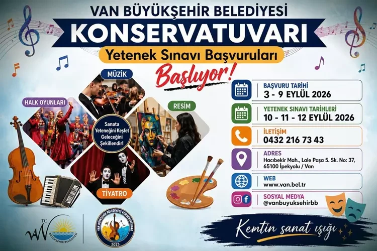 VBB, konservatuvarı yetenek sınavları başlıyor