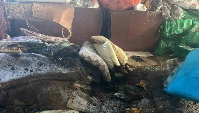 Van’da ev yangını