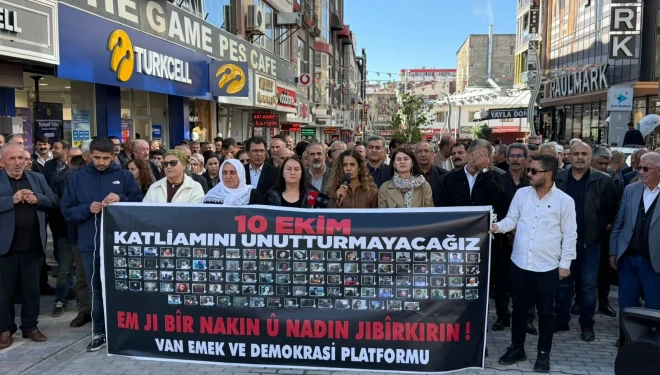 Van’da 10 Ekim çağrısı: “Unutmadık, unutturmayacağız”