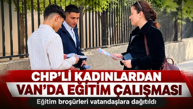 CHP Van Kadın Kolları eğitimde çözüm önerilerini anlattı