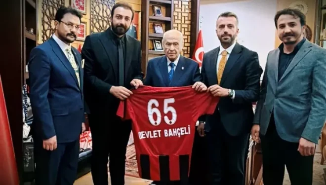 Vanspor yönetiminden Devlet Bahçeli’ye ziyaret