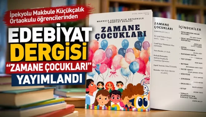 Van’da ortaokul öğrencilerinden edebiyat dergisi