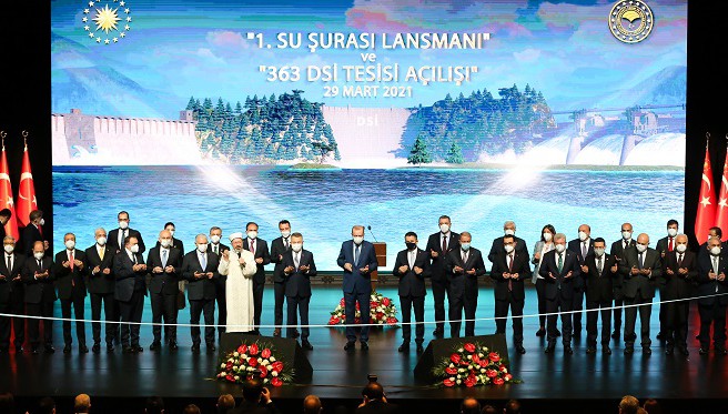 Cumhurbaşkanı Erdoğan: 'Meclis'te bir su kanunu hazırlıyoruz'