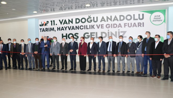 11. Van Doğu Anadolu Tarım Hayvancılık ve Gıda Fuarı kapılarını açtı