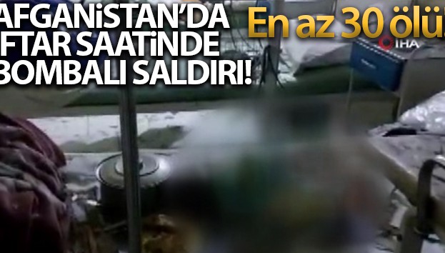 Afganistan'da iftar saatinde bombalı saldırı: En az 30 ölü