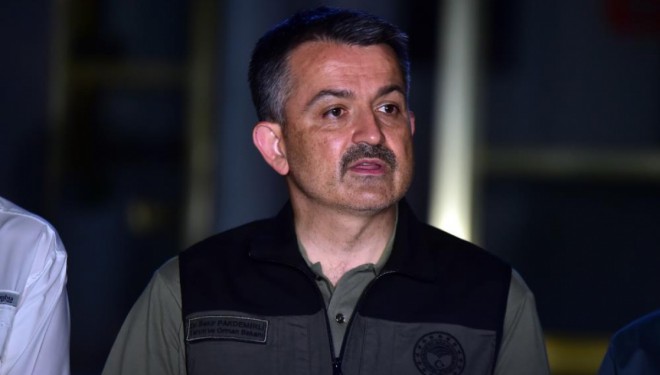 Pakdemirli yangınlarla ilgili son verileri açıkladı!