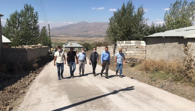 Kaymakam Savar, ilçedeki yol çalışmalarını denetledi