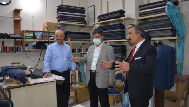 AK Parti İl Başkanı Türkmenoğlu, esnaf ziyaretlerini sürdürüyor