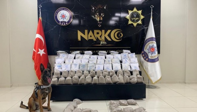 Van'da 104 kilo 500 gram eroin ele geçirildi: 2 gözaltı