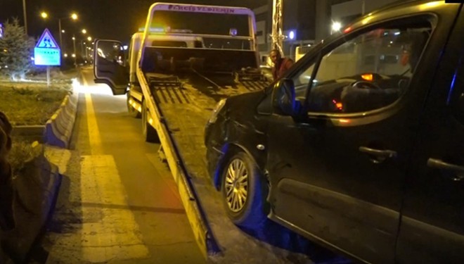 Erciş'te trafik kazası: 1 yaralı