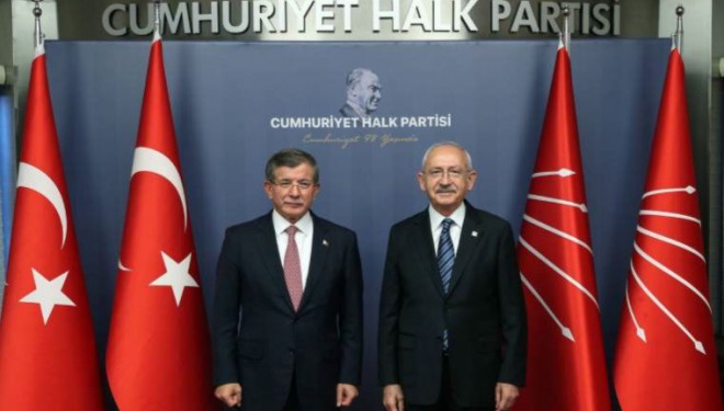 Kılıçdaroğlu ve Davutoğlu'ndan ortak basın açıklaması: Bahçeli'ye seçim çağrısı