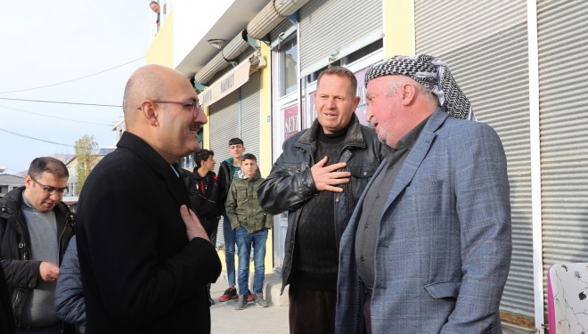 Başkan Vekili Aydın mahalle ziyaretlerine devam ediyor