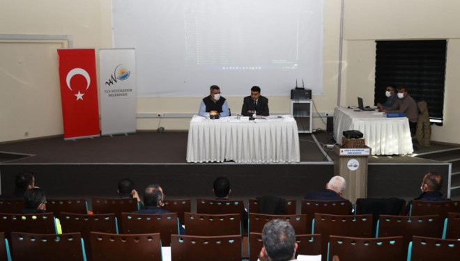 Van Büyükşehir Belediyesi Aralık Ayı UKOME Toplantısı yapıldı