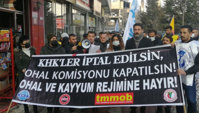 KESK Van Şubesi: OHAL komisyonu kapatılsın!