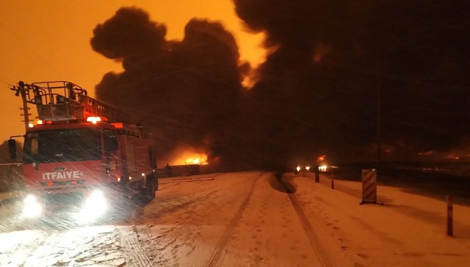 Kahramanmaraş'ta petrol boru hattında patlama!