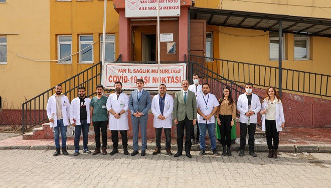 Gürpınar'da Belediye Başkanı ve Kaymakam'dan "14 Mart" Ziyaretleri!
