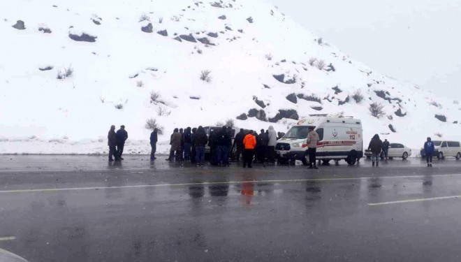 Van'dan Muş'a giden araç kaza yaptı: 1 ölü 4 yaralı!