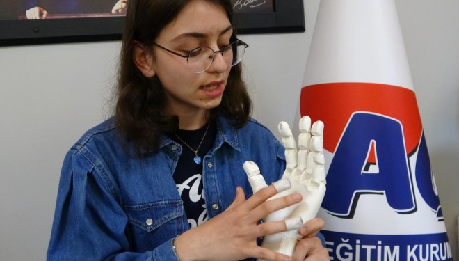 Vanlı öğrenci EMG sinyalleri ile uzaktan çalışan protez el yaptı