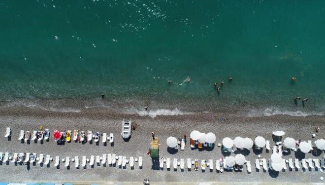 Van Gölü'nün mavi bayraklı plajında semaver ve mangal yasağı!