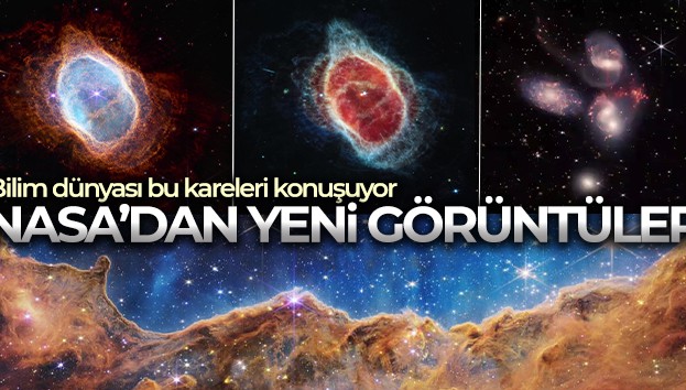 NASA, James Webb Teleskobu'nun çektiği yeni fotoğrafları paylaştı