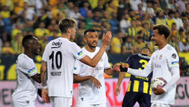 Beşiktaş Başkent'te 3 golle kazandı