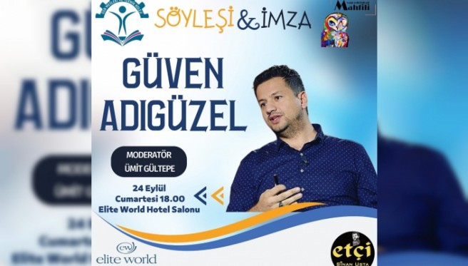 Yazar ve Şair Güven Adıgüzel Van’da okurlarıyla buluşacak!