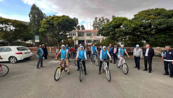 Muradiye'de Avrupa Hareketlilik Haftası çerçevesinde bisiklet turu düzenlendi