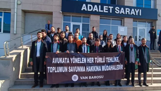 Van Barosu: Avukatlar tehlike altında çalışıyor