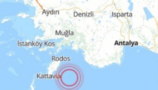 AFAD: Akdeniz'de 5,4 büyüklüğünde deprem meydana geldi