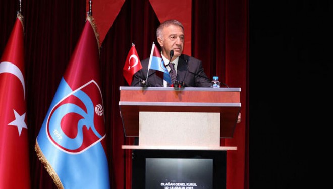 Trabzonspor'da Başkan Ağaoğlu istifa etti